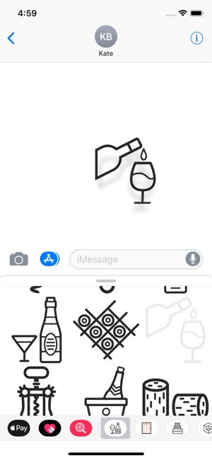 Minimal Wine Stickers(圖3)-速報App