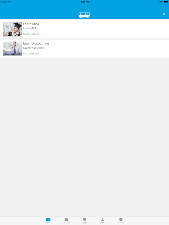 Learn MBA and Accounting iPad screenshot 1 - Education app