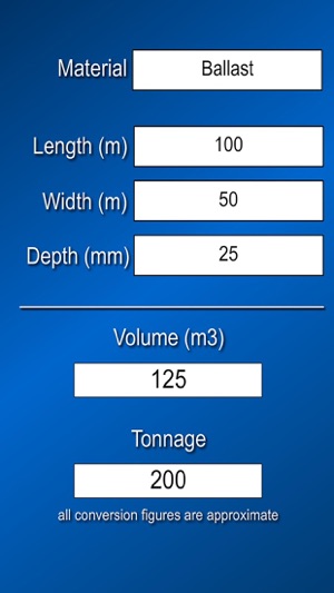 Tonnage Calculator