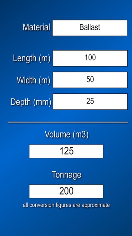 Tonnage Calculator