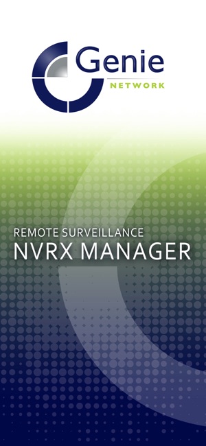 Genie NVRX Manager