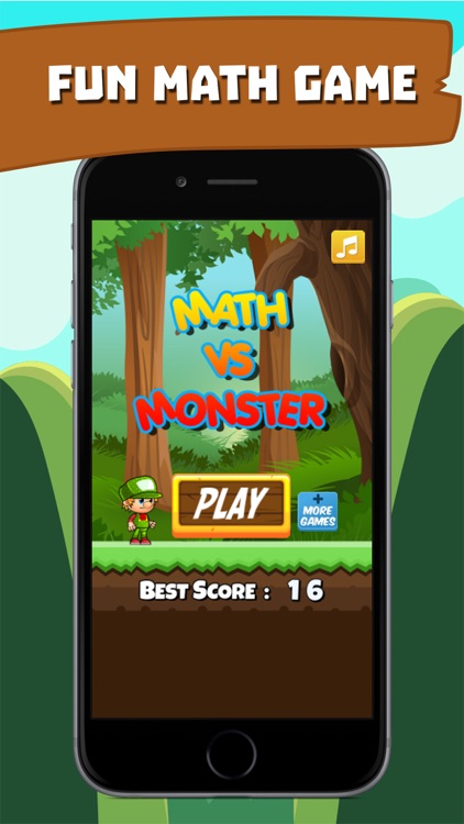 Math Game - Hero vs Monster