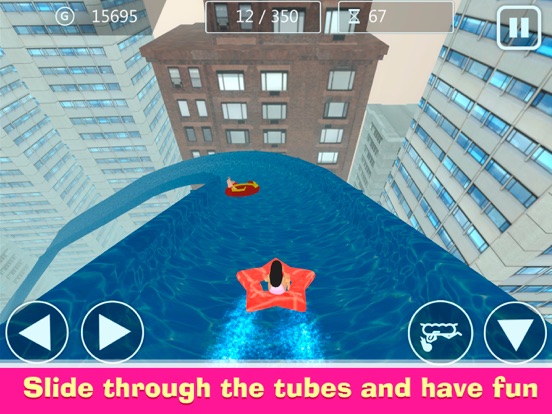 Uphill Water Park Racing Champion iPad screenshot