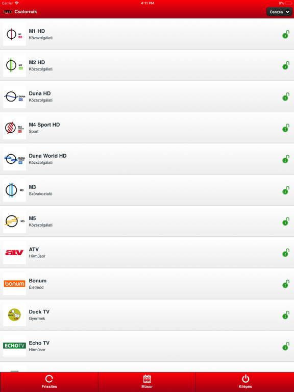 Screenshot #5 pour IpTvHungary