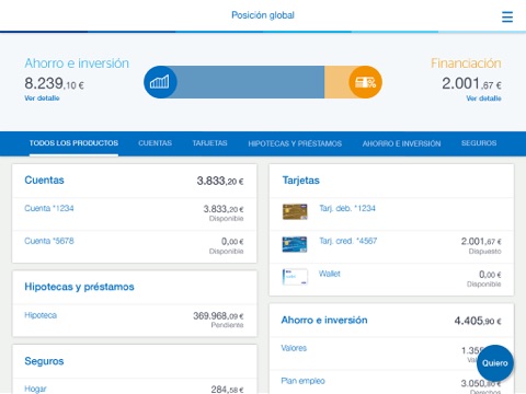 BBVA España para iPad screenshot 2