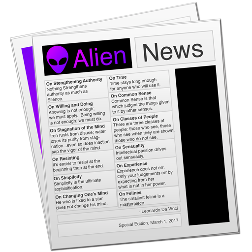 Alien News Pro App Contact