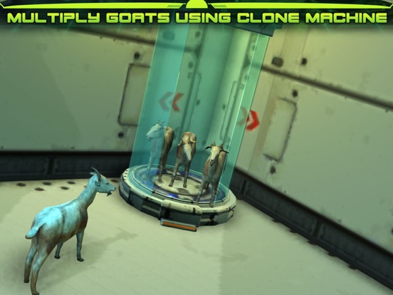 Scary Goat Space Rampage iPad screenshot 4 - Games app