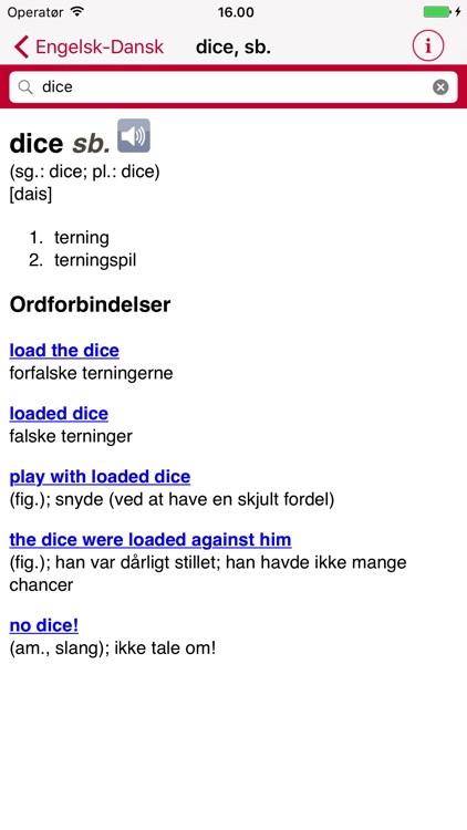 English Danish Dictionary - Large screenshot-3