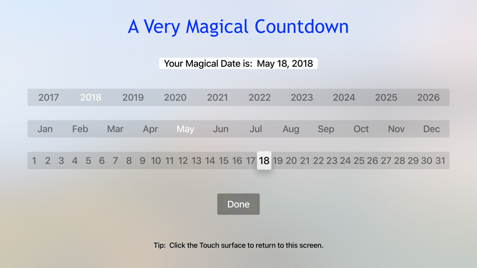 #1. A Very Magical Countdown (iOS) 由: Small World Code, LLC