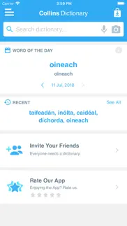collins irish dictionary iphone screenshot 2