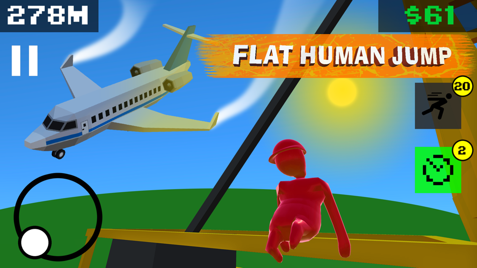#2. Flat Jump Fall (iOS) Podle: Aleksandr Minakov
