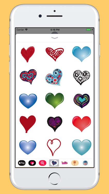 Hearts - Hand drawn pack
