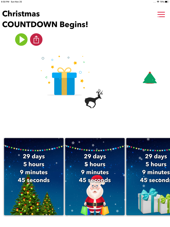 Christmas Countdown! 2025 iPad screenshot 9 - Entertainment app