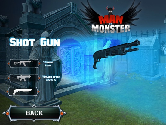 Man OR Monster-Aliens Shooting iPad screenshot