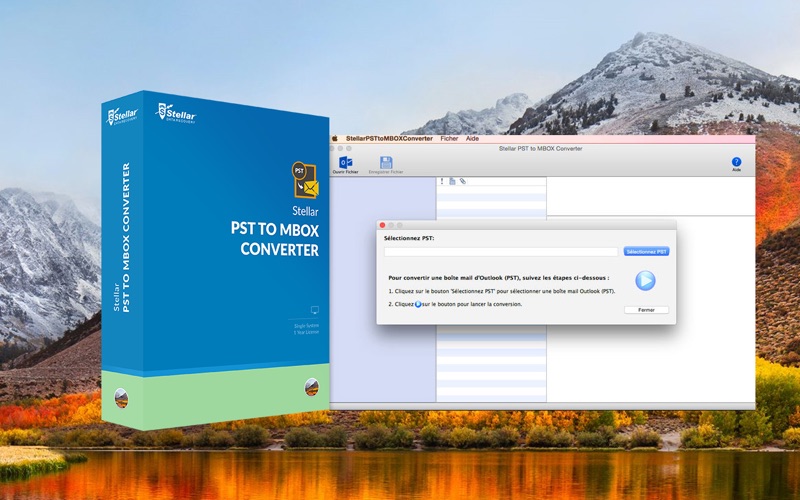 Screenshot #1 pour Stellar PST to MBOX Converter