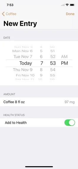 Game screenshot Caffeine App - Track Caffeine hack