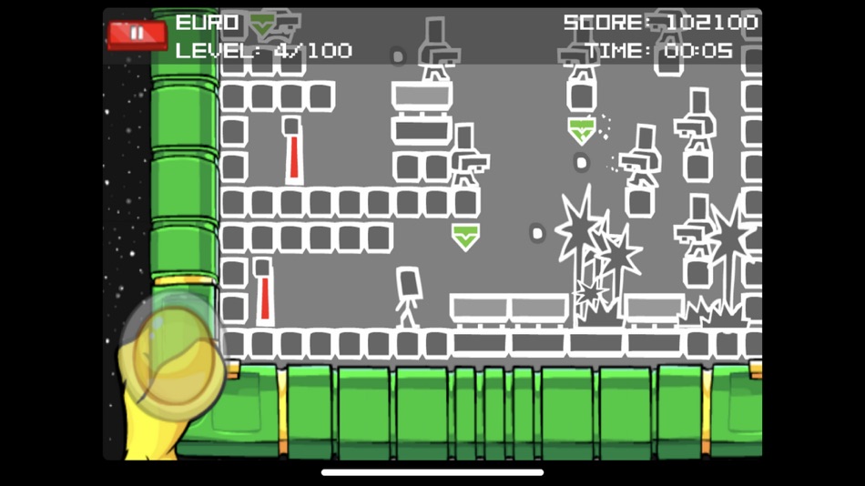#6. Alien Hominid: PDA Games (iOS) 由: The Behemoth
