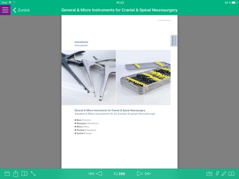 AESCULAP Neurosurgery Catalog screenshot 2