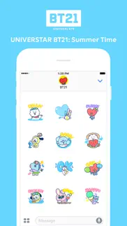 bt21: summer time iphone screenshot 1