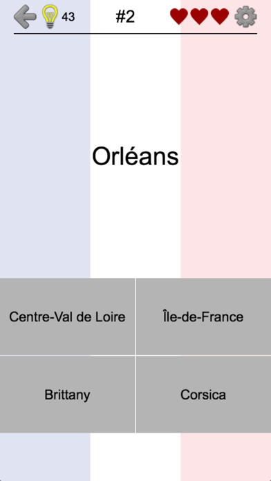 French Regions: France Quiz Screenshot