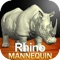 Draw a rhinoceros in any pose you want
