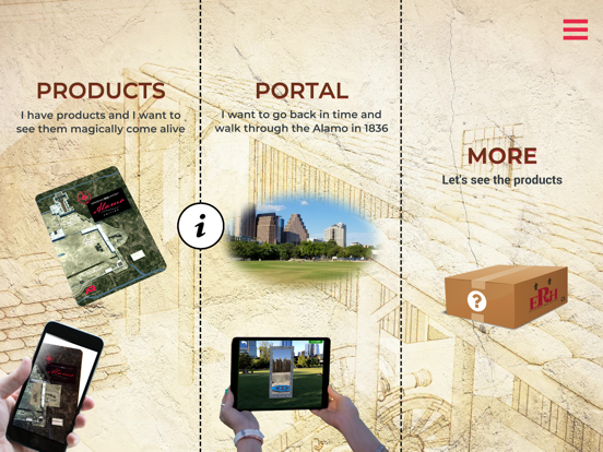 Experience Real History: Alamo iPad screenshot 1 - Education app
