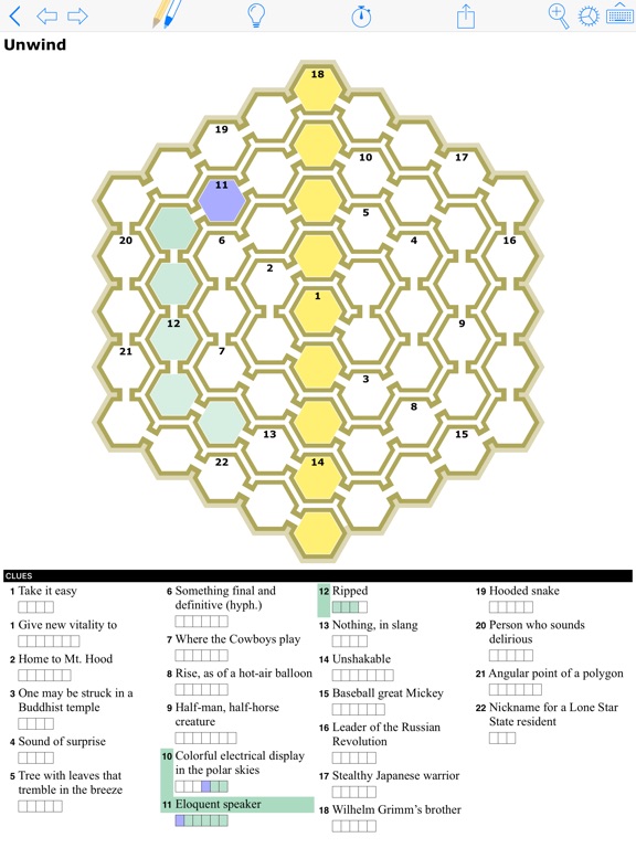 Puzzazz Crossword & Puzzle iPad Puzzazz Crossword & Puzzle iPad