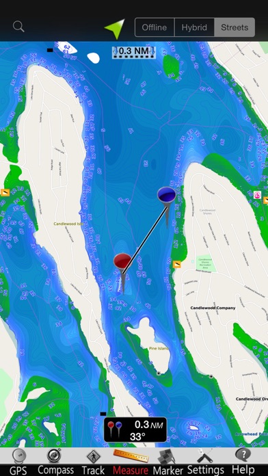 Candlewood Lake GPS Charts screenshot 4