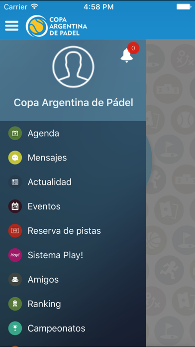 Copa Padel Argentina Bullpadel screenshot 2