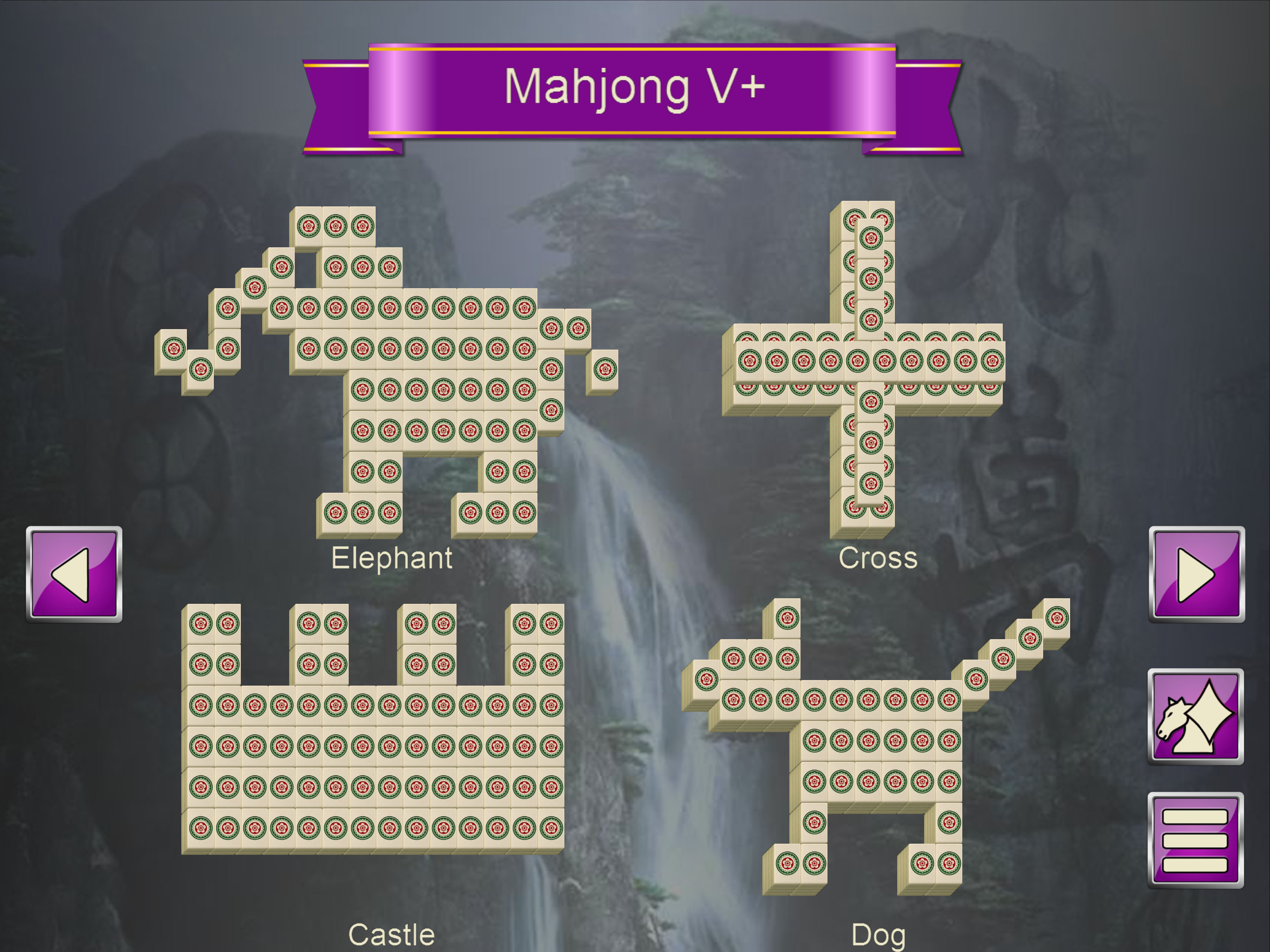 Mahjong V+ - tile solitaire