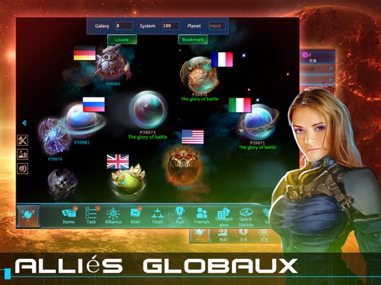 Screenshot #5 pour Galaxy at war online