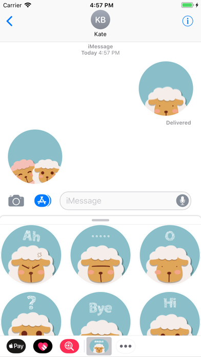 Screenshot #6 for Woolly Sheep Animated Stickers