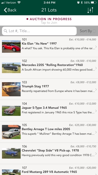 Essex Classic Car Auctions screenshot 2