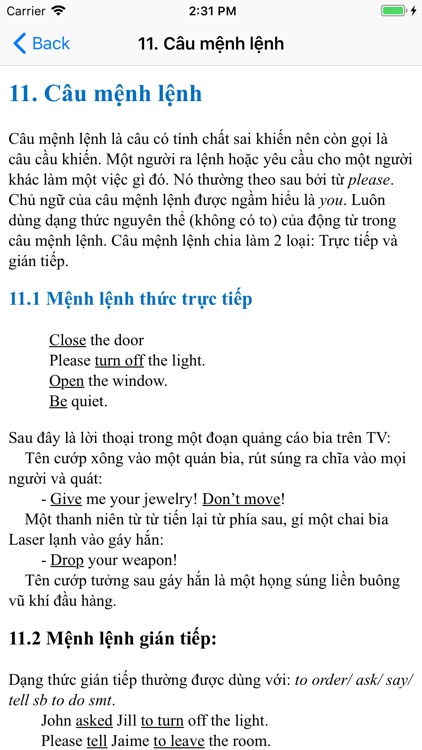 Ngữ pháp Tiếng Anh 2018 screenshot-4