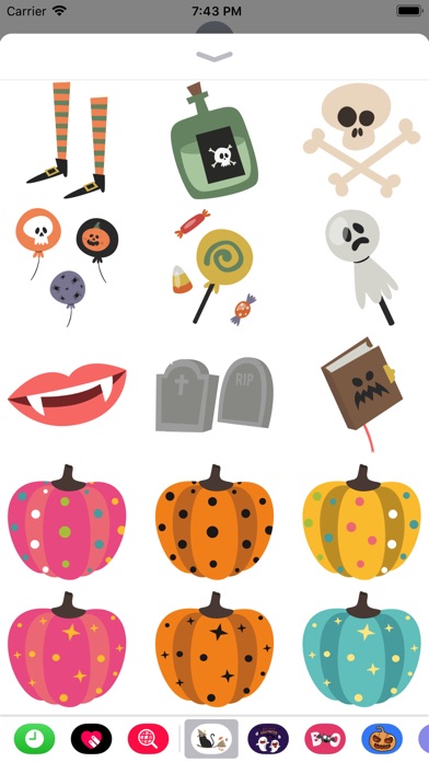 Lovely Halloween Stickers screenshot 3