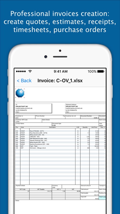 Hours, Time Tracker, Expense