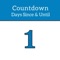 Countdown to or count up from any important date viewing the time in seconds, minutes, hours, days, weeks, months or years