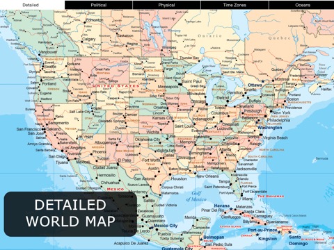 World Map Pro for iPadのおすすめ画像1