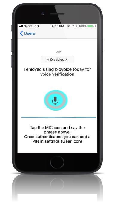 BioVoice Password Storage image #1
