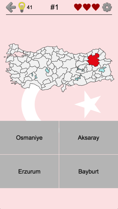 Provinces of Turkey - Quiz Screenshot