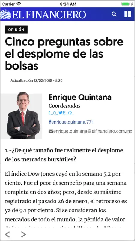 El Financiero screenshot 3 of 4