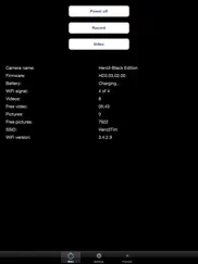 camera control for gopro hero iPad Captures Décran 1