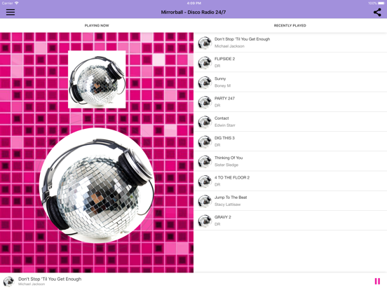 Screenshot #5 pour Mirrorball - Disco Radio 24/7