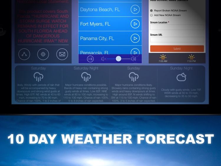 Weather Tune : NOAA Radio and Live Storm Alerts