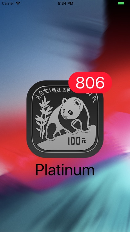 Platinum - Live Badge Price