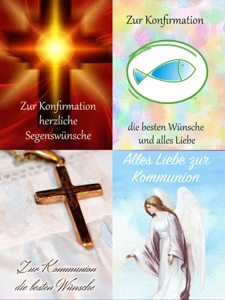 Grüße Kommunion & Konfirmation