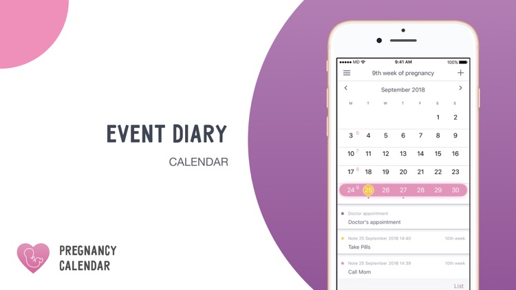 Pregnancy app and Baby Tracker screenshot-4