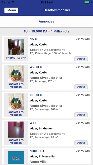 Screenshot #3 pour Hebdo Immobilier