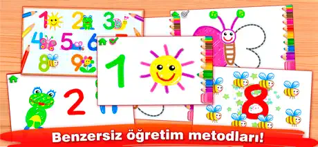 Boyama eğitici çocuk oyunları