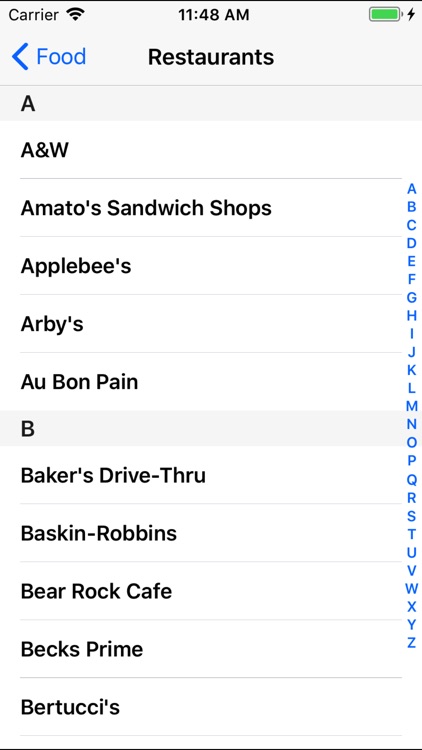 Bojangles Nutrition Facts Chart